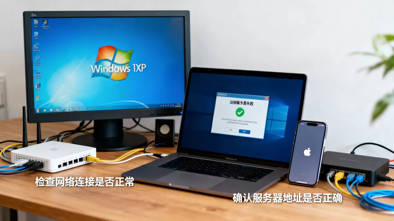 xp与苹果连接服务器失败如何解决,是什么原因导致的 xp与苹果连接服务器失败如何解决,是什么原因导致的