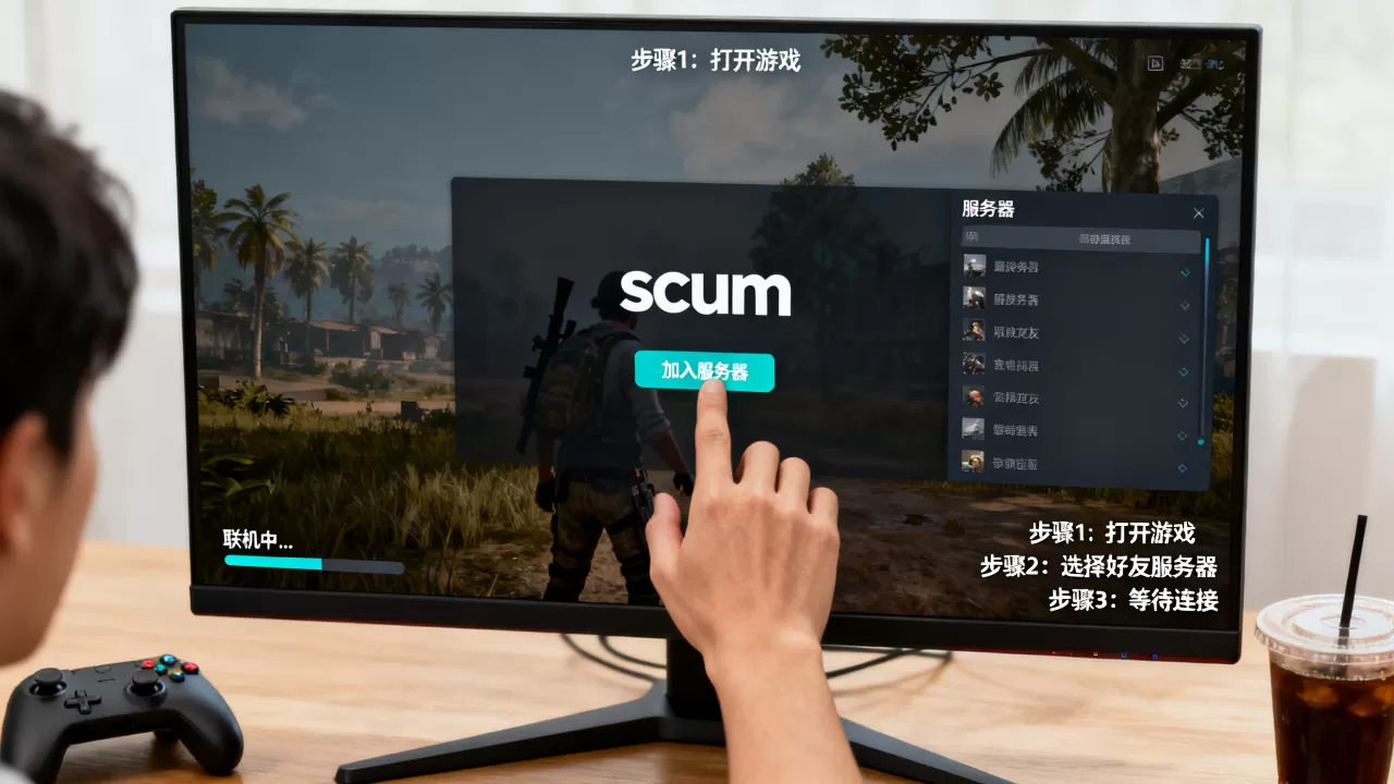 scum怎么和好友进一个服务器?,联机进不去怎么办? scum怎么和好友进一个服务器?,联机进不去怎么办?