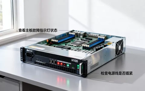 超威h100服务器无法开机怎么修复，开不了机的原因有哪些