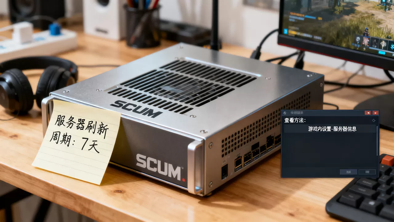 SCUM服务器多少天刷新一次,怎么查看刷新时间? SCUM服务器多少天刷新一次,怎么查看刷新时间?