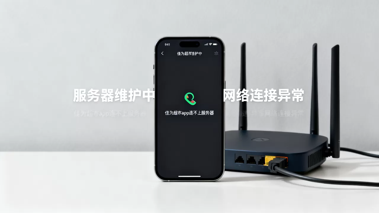 佳为超市app连不上服务器怎么办,原因是什么? 佳为超市app连不上服务器怎么办,原因是什么?