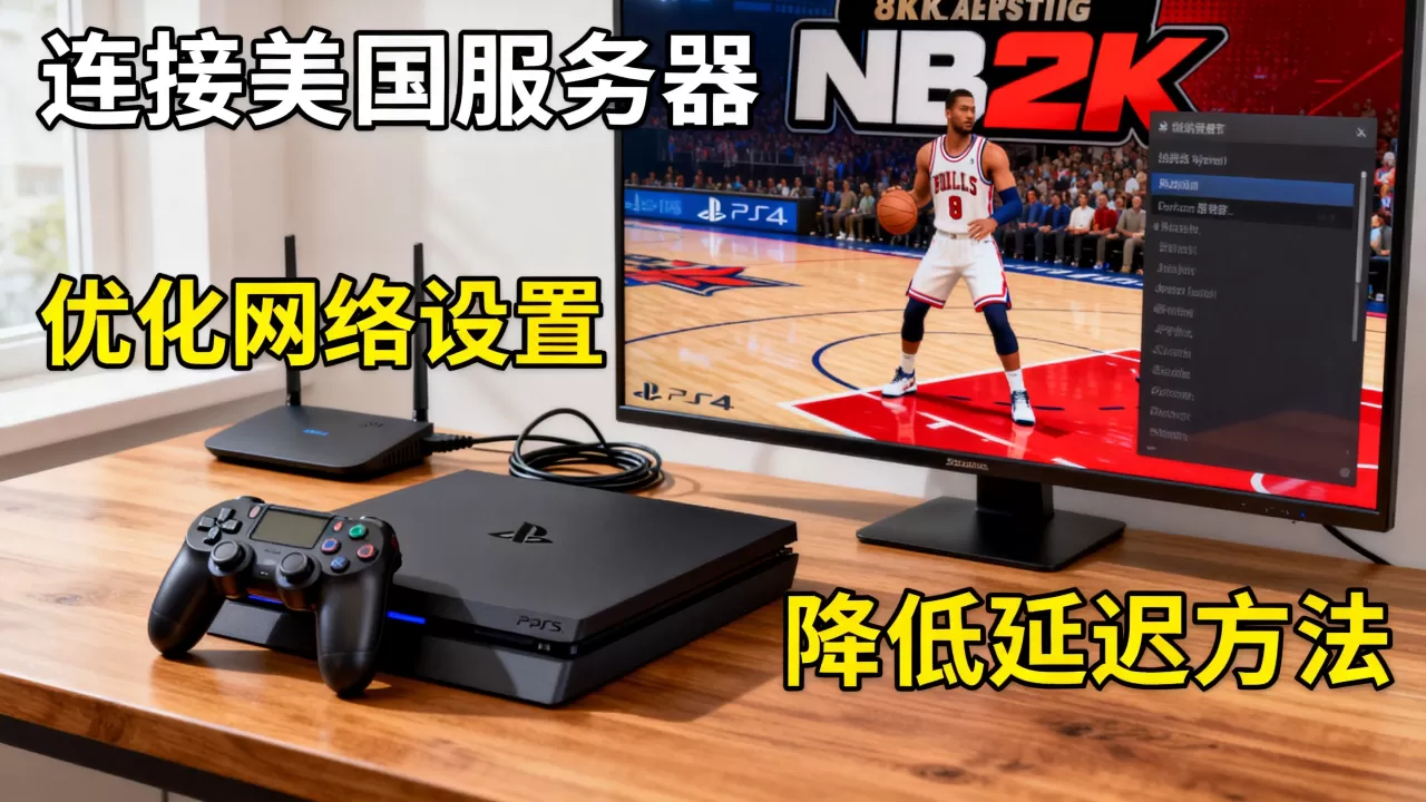 PS4上NBA2K怎么玩美国服务器,延迟高怎么办? PS4上NBA2K怎么玩美国服务器,延迟高怎么办?