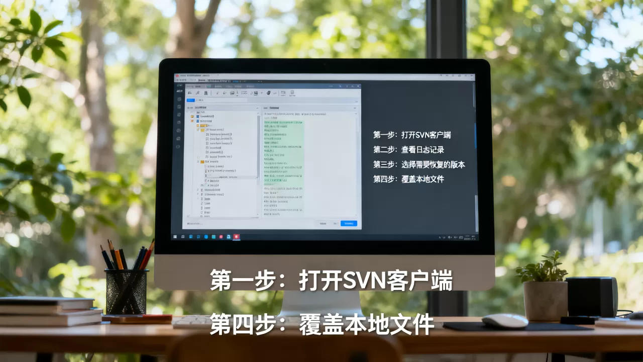SVN服务器文件覆盖本地修改,怎么恢复?找回被覆盖文件的操作步骤 SVN服务器文件覆盖本地修改,怎么恢复?找回被覆盖文件的操作步骤