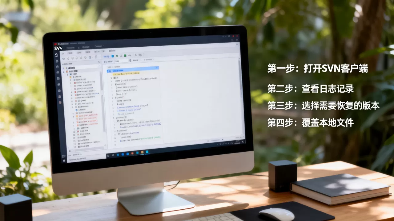 SVN服务器文件覆盖本地修改,怎么恢复?找回被覆盖文件的操作步骤 SVN服务器文件覆盖本地修改,怎么恢复?找回被覆盖文件的操作步骤