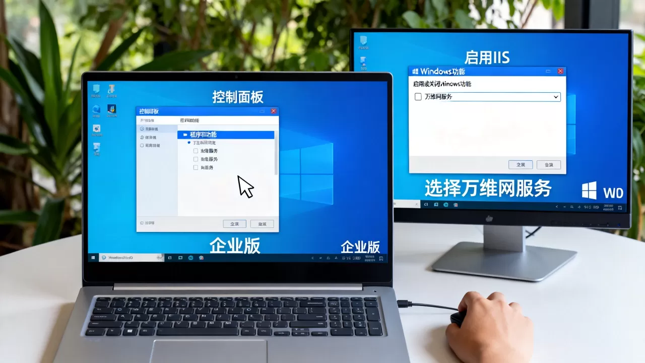win10企业版如何安装IIS?,win10 IIS如何启用 win10企业版如何安装IIS?,win10 IIS如何启用