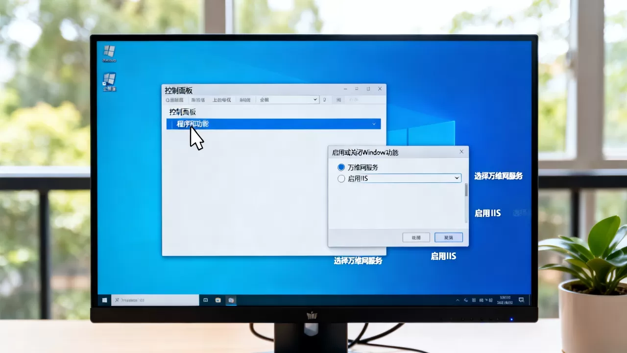 win10企业版如何安装IIS?,win10 IIS如何启用 win10企业版如何安装IIS?,win10 IIS如何启用