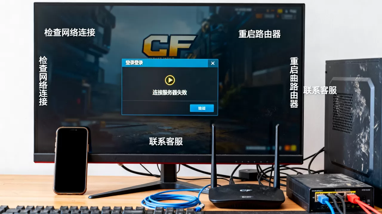 CF登录游戏连接服务器失败怎么办,一直连接失败原因? CF登录游戏连接服务器失败怎么办,一直连接失败原因?