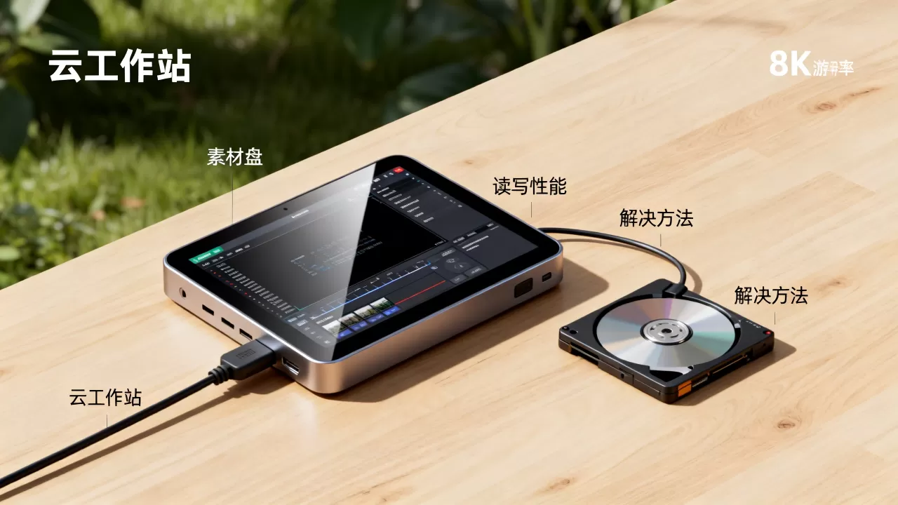 云工作站挂载素材盘读写性能如何,读写慢怎么解决? 云工作站挂载素材盘读写性能如何,读写慢怎么解决?