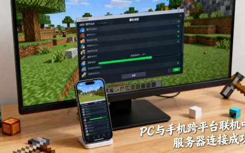 我的世界pc版能进手机版服务器吗，跨平台联机怎么弄