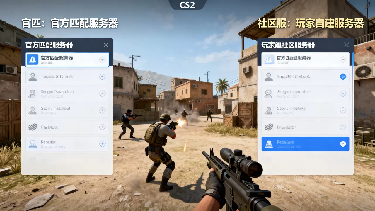 CS2官匹和社区服务器怎么选,有什么区别? CS2官匹和社区服务器怎么选,有什么区别?