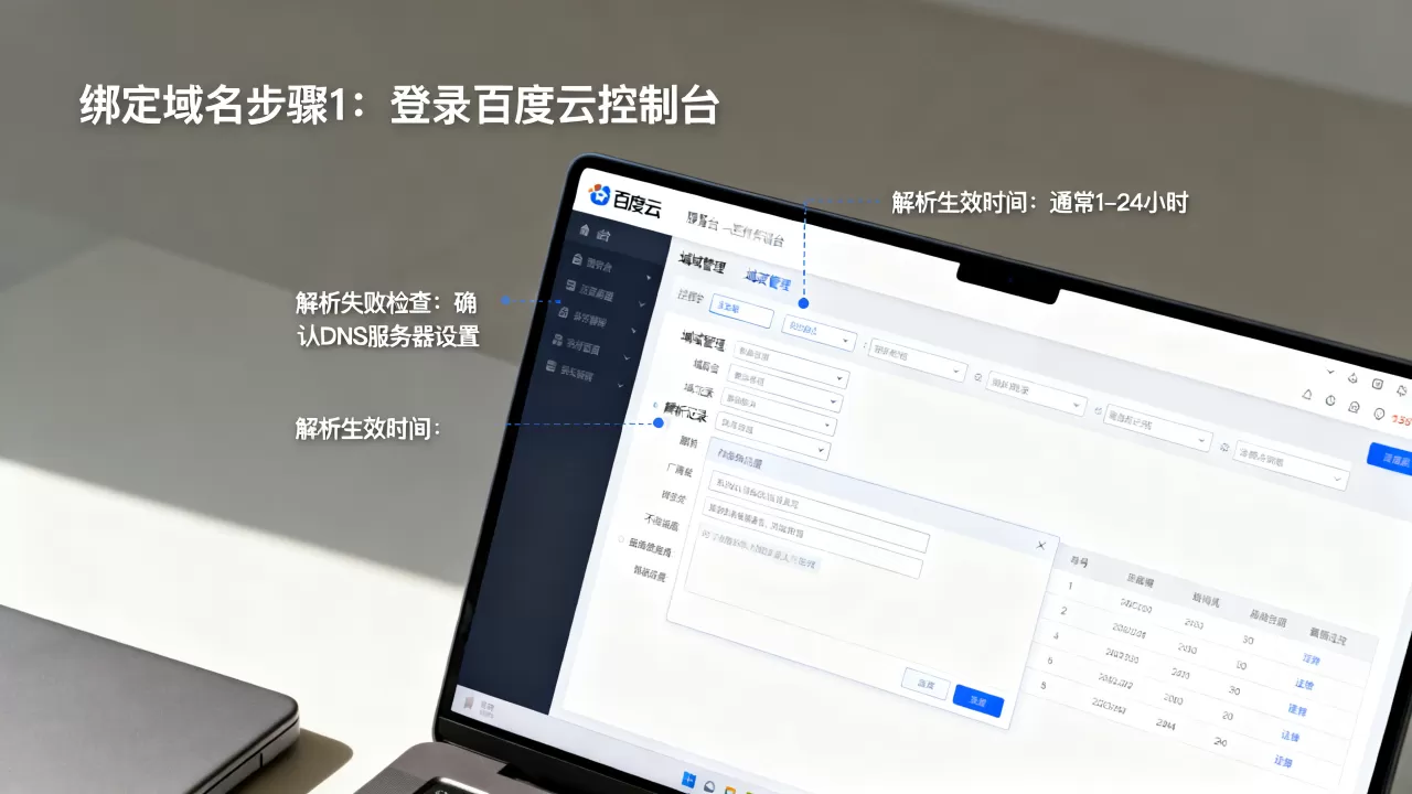 百度云服务器如何绑定域名?,域名解析失败怎么办? 百度云服务器如何绑定域名?,域名解析失败怎么办?