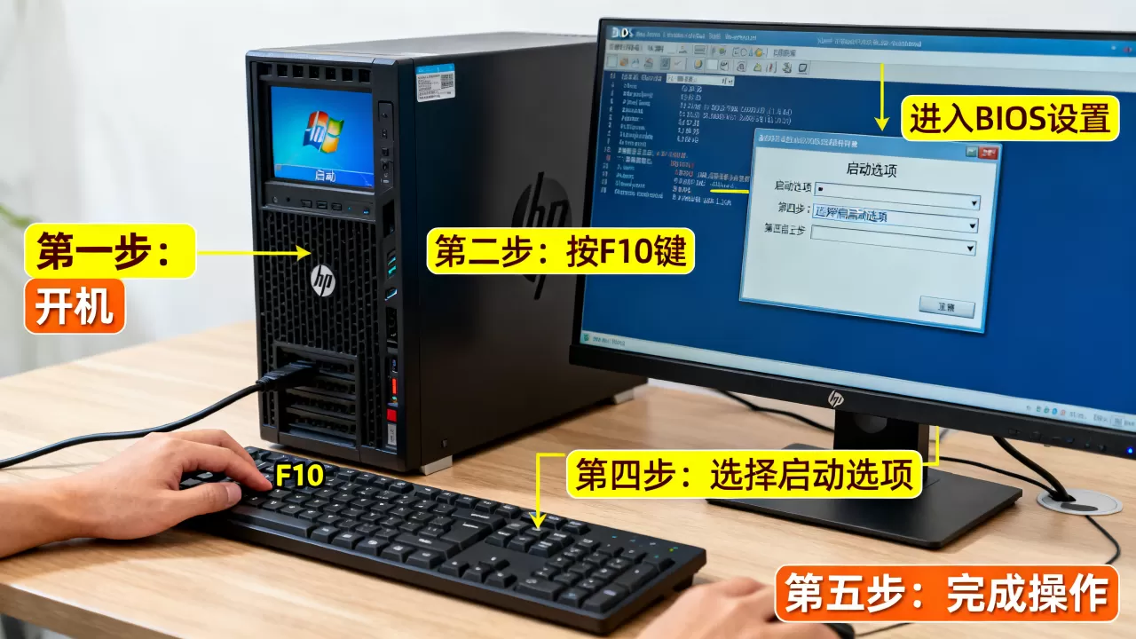 惠普服务器进不了F10怎么办,详细操作步骤教程 惠普服务器进不了F10怎么办,详细操作步骤教程