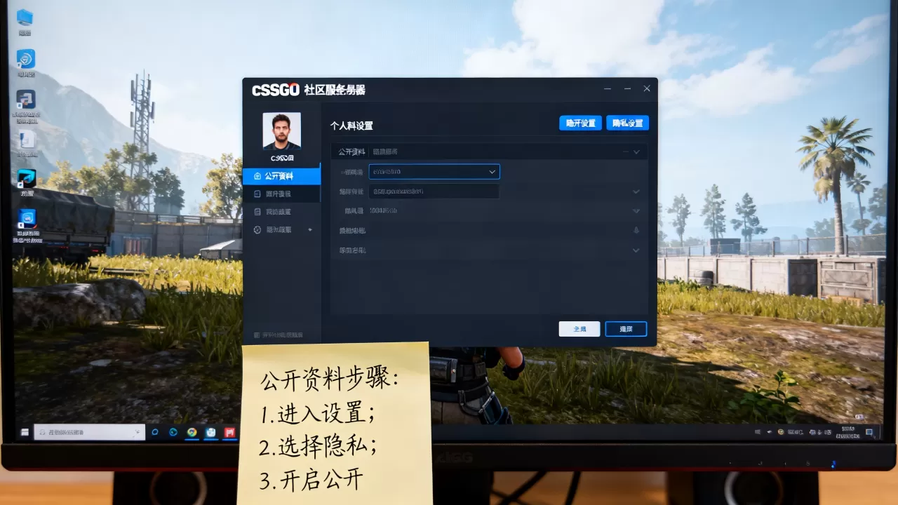 csgo社区服务器如何公开个人资料,怎么设置? csgo社区服务器如何公开个人资料,怎么设置?