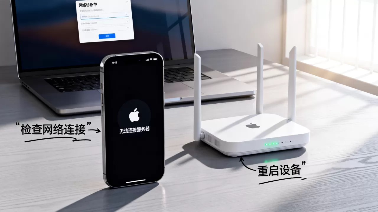 苹果id连接服务器出现问题怎么办,是什么原因? 苹果id连接服务器出现问题怎么办,是什么原因?