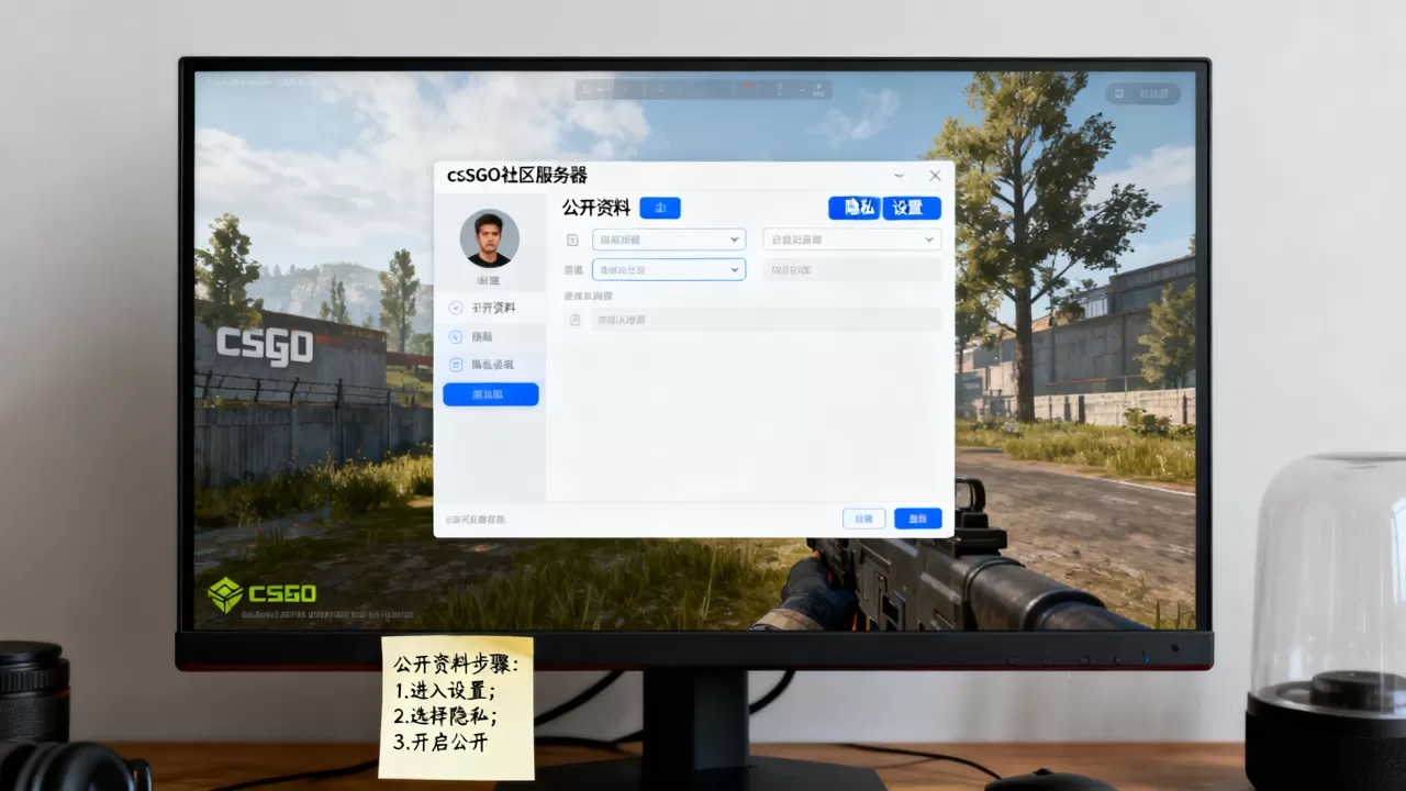 csgo社区服务器如何公开个人资料,怎么设置? csgo社区服务器如何公开个人资料,怎么设置?