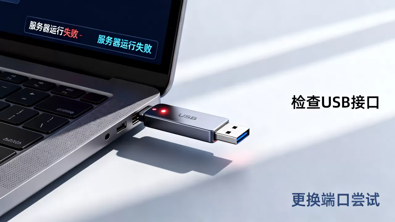 电脑U盘显示服务器运行失败怎么办,U盘无法识别怎么解决? 电脑U盘显示服务器运行失败怎么办,U盘无法识别怎么解决?