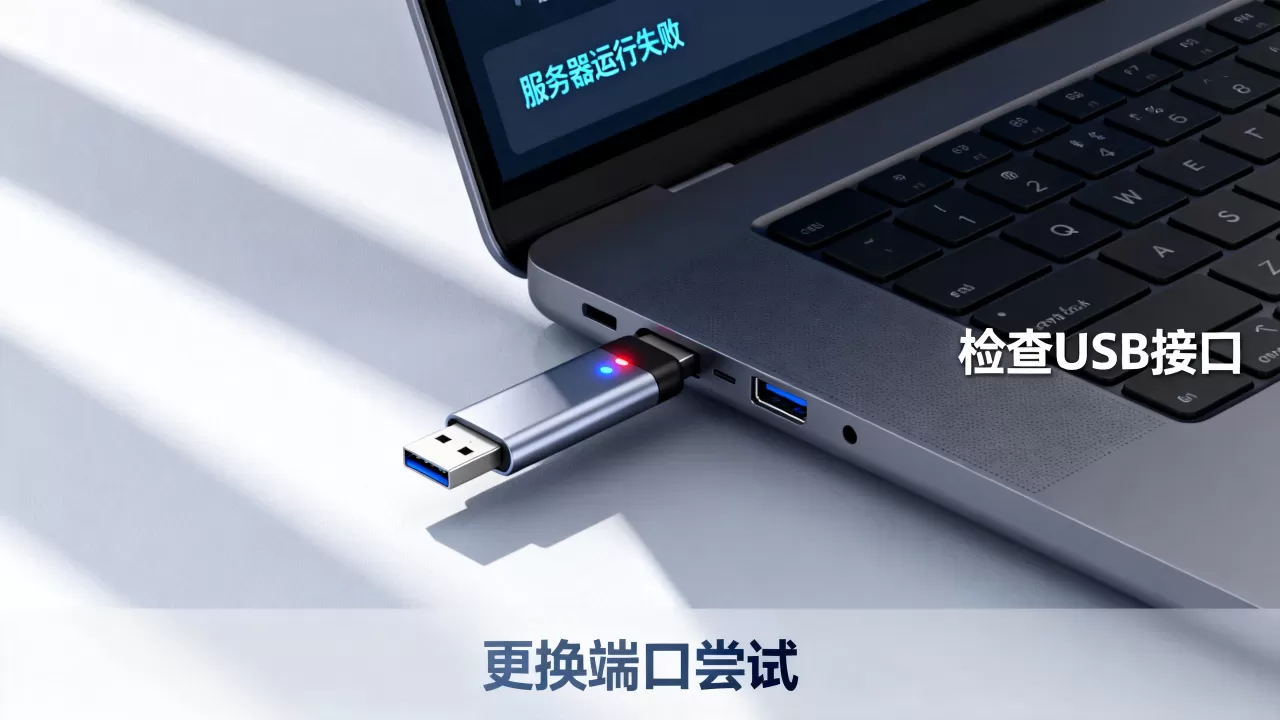 电脑U盘显示服务器运行失败怎么办,U盘无法识别怎么解决? 电脑U盘显示服务器运行失败怎么办,U盘无法识别怎么解决?
