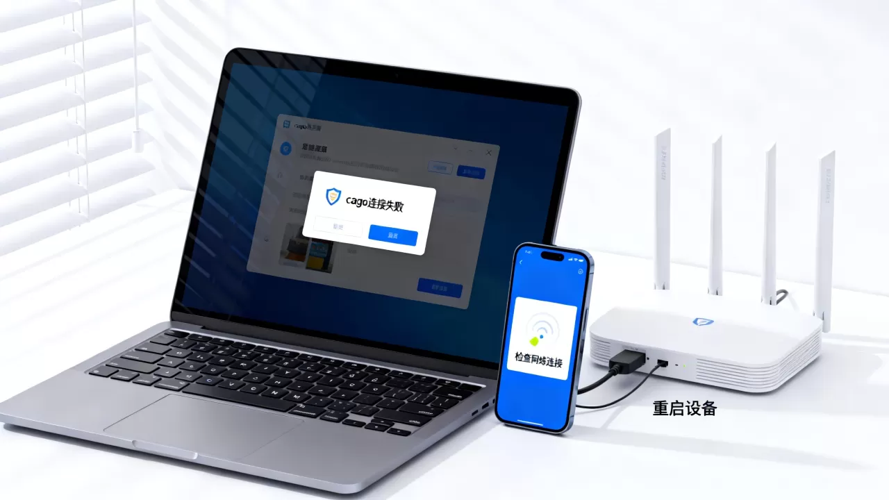 cago连接到任意服务器为什么总是失败,怎么办? cago连接到任意服务器为什么总是失败,怎么办?