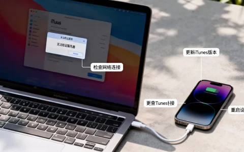 为什么打开iTunes会显示无法验证服务器,怎么办？