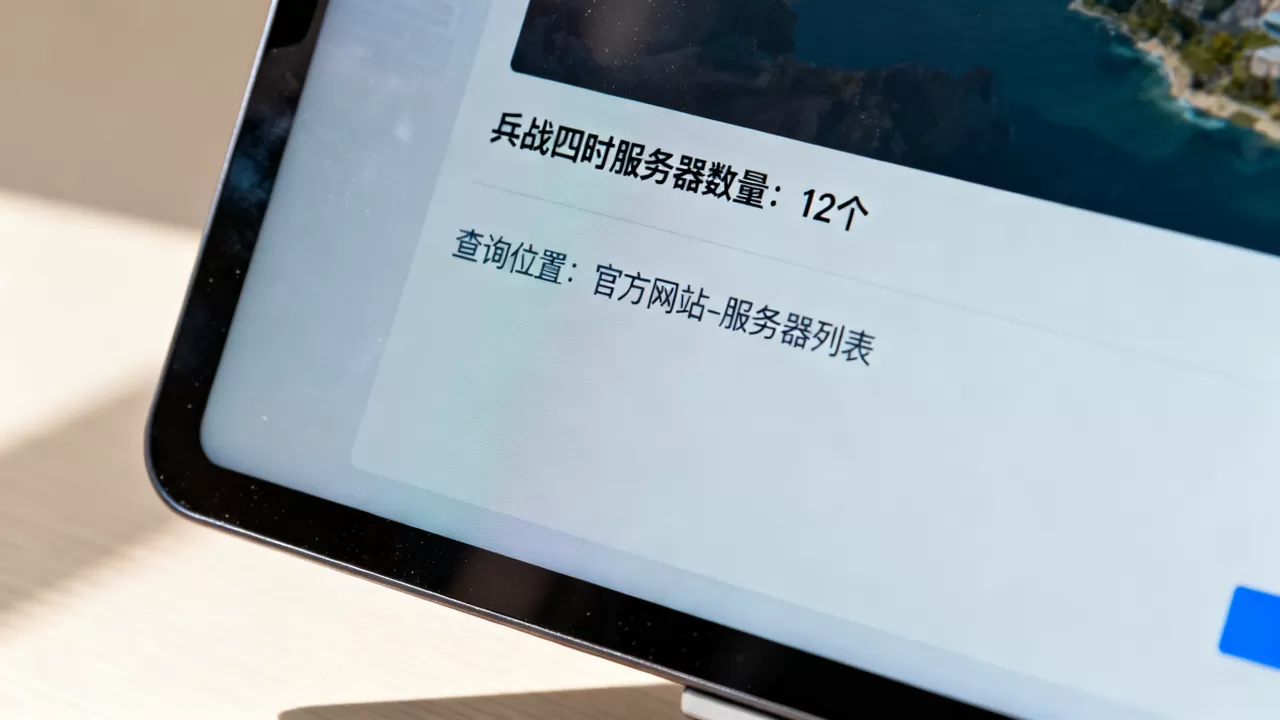 兵战四时究竟是多少服务器,在哪里可以查询? 兵战四时究竟是多少服务器,在哪里可以查询?