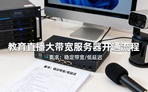 成都教育直播租大带宽服务器如何开通？,有什么要求