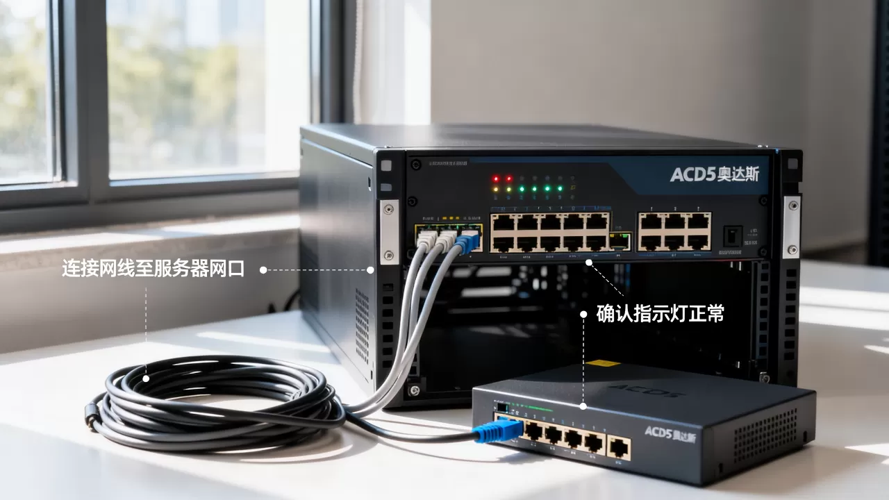 acd5奥的斯机房服务器怎么用?,如何连接网络。 acd5奥的斯机房服务器怎么用?,如何连接网络。