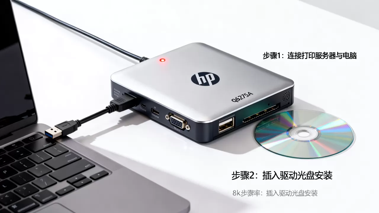 惠普q6275a打印服务器怎么设置使用?,驱动怎么安装? 惠普q6275a打印服务器怎么设置使用?,驱动怎么安装?