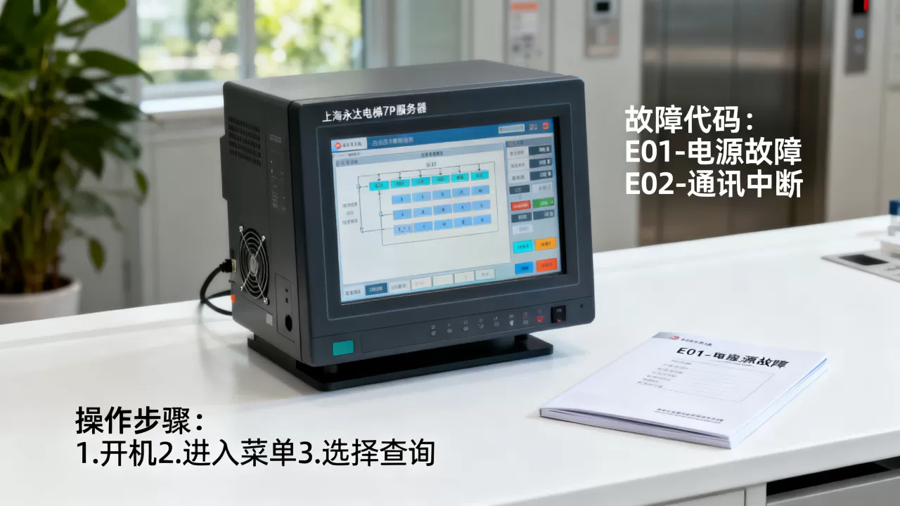 上海永大电梯7P服务器如何使用?,故障代码怎么查? 上海永大电梯7P服务器如何使用?,故障代码怎么查?