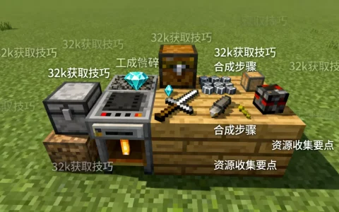 我的世界服务器怎么快速得到32k？，有什么技巧？