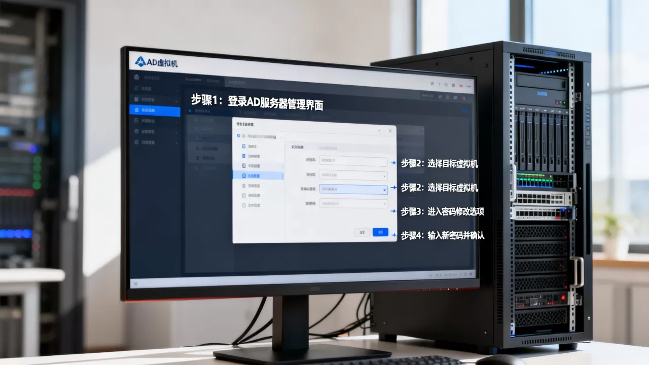 AD服务器里如何修改虚拟机密码?,虚拟机密码修改步骤是什么? AD服务器里如何修改虚拟机密码?,虚拟机密码修改步骤是什么?