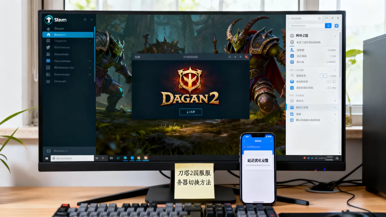 steam刀塔2国服如何改服务器,延迟高怎么办? steam刀塔2国服如何改服务器,延迟高怎么办?