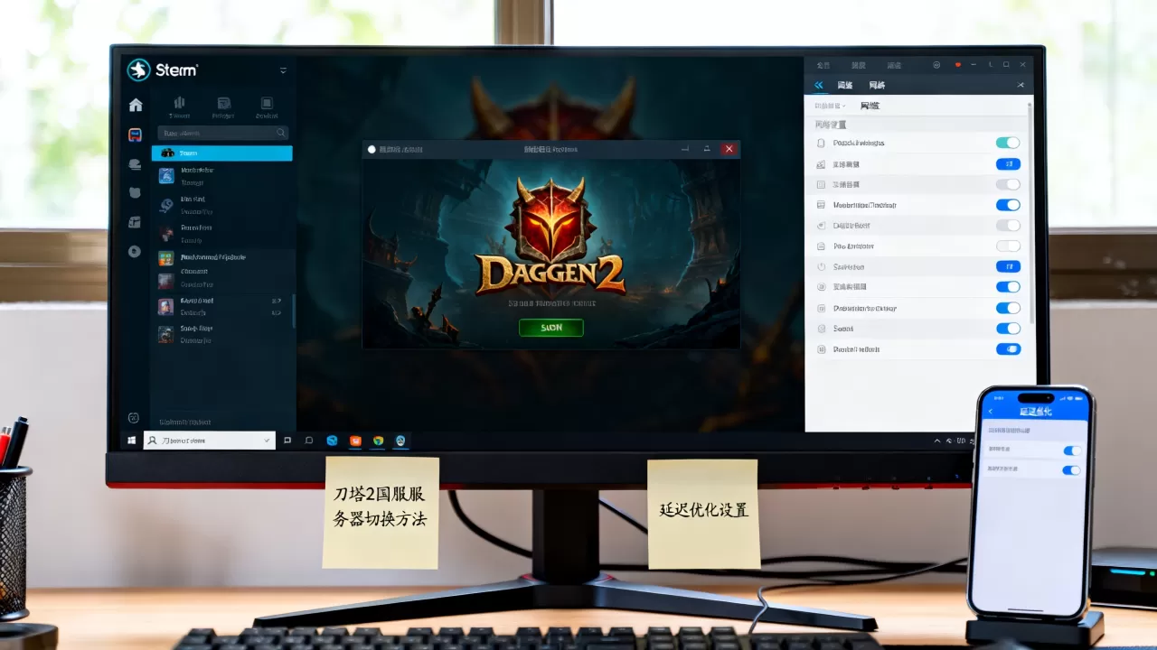 steam刀塔2国服如何改服务器,延迟高怎么办? steam刀塔2国服如何改服务器,延迟高怎么办?