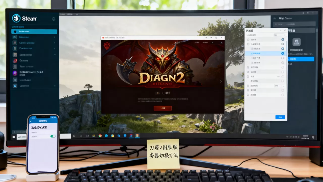 steam刀塔2国服如何改服务器,延迟高怎么办? steam刀塔2国服如何改服务器,延迟高怎么办?