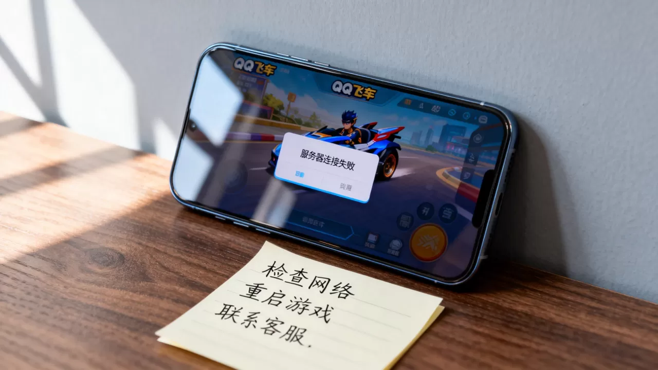 QQ飞车手游服务器失败是怎么回事,如何解决? QQ飞车手游服务器失败是怎么回事,如何解决?