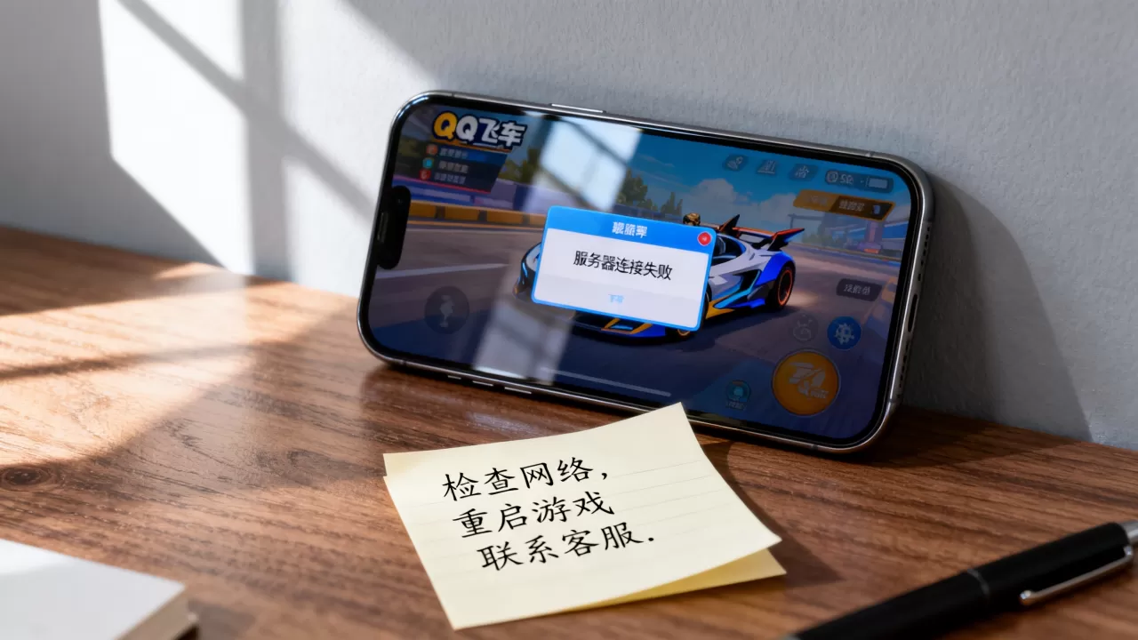QQ飞车手游服务器失败是怎么回事,如何解决? QQ飞车手游服务器失败是怎么回事,如何解决?