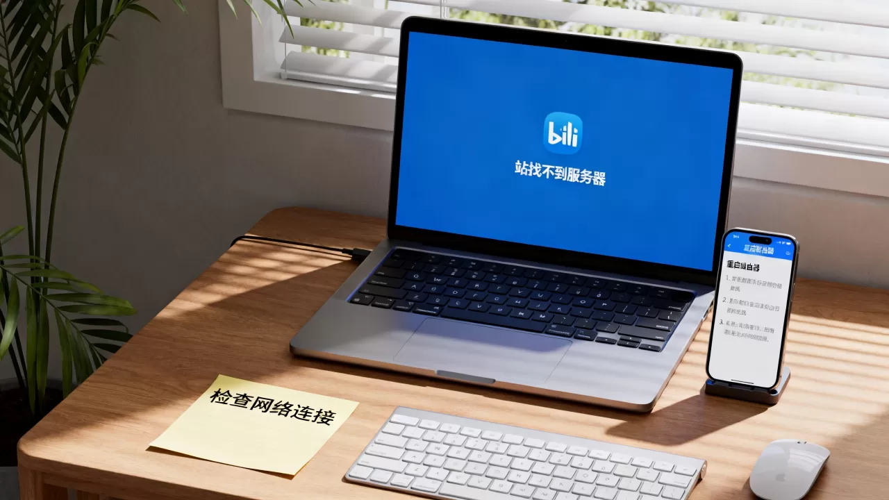 为什么电脑打开b站找不到服务器,怎么解决? 为什么电脑打开b站找不到服务器,怎么解决?