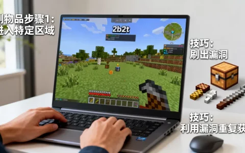 2b2t服务器刷物品怎么做到？，有什么技巧和方法？