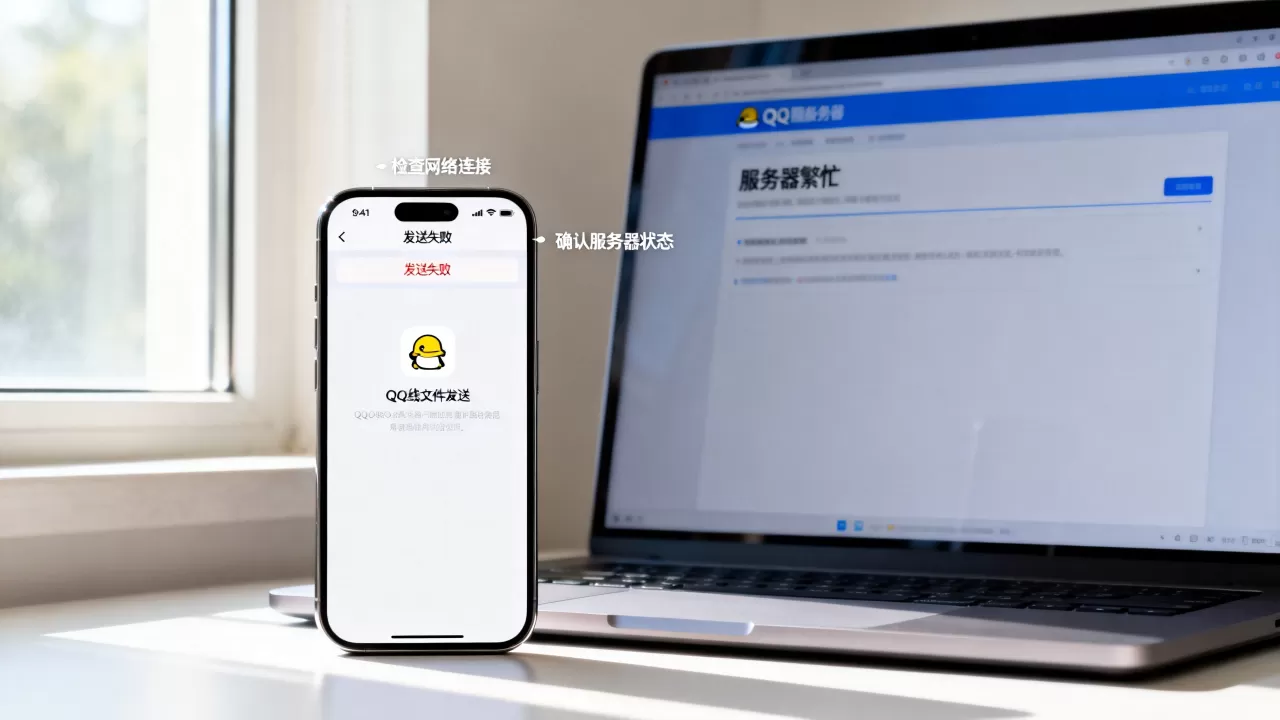 手机QQ服务器拒绝发送离线文件如何解决,原因是什么? 手机QQ服务器拒绝发送离线文件如何解决,原因是什么?