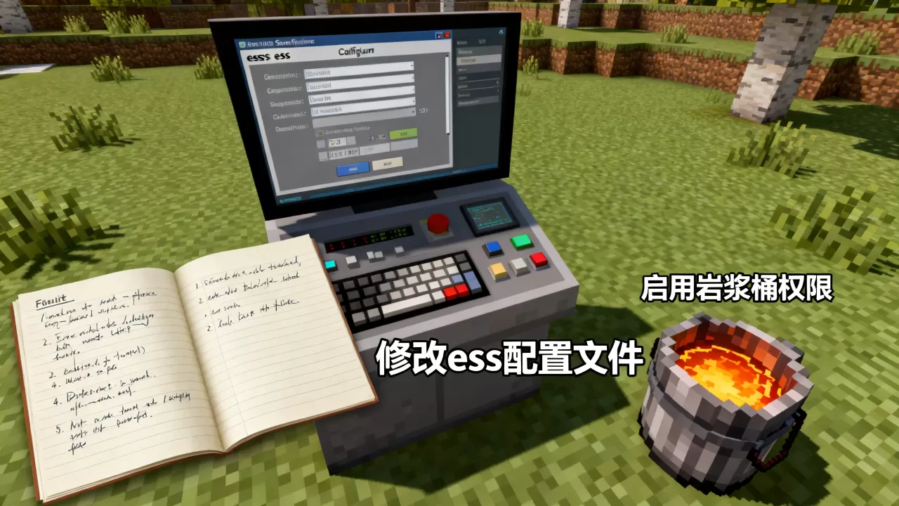 mc服务器ess怎么修改才能用岩浆桶?,怎么解决 mc服务器ess怎么修改才能用岩浆桶?,怎么解决