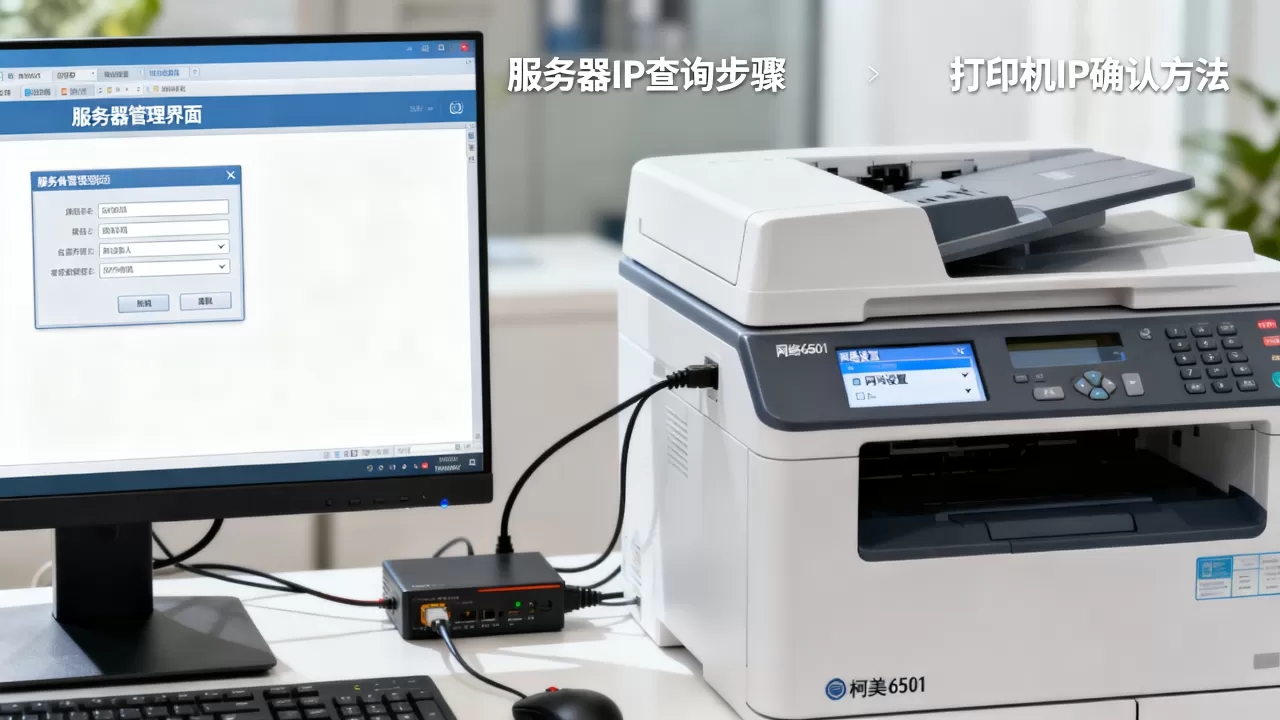柯美6501IP在服务器里到底怎么找,打印机ip地址怎么查 柯美6501IP在服务器里到底怎么找,打印机ip地址怎么查