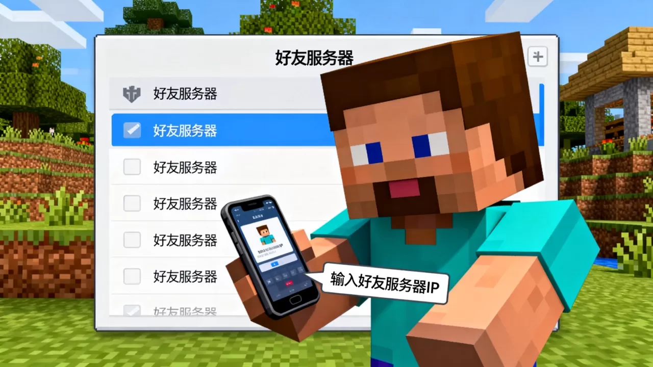 我的世界ec服如何进入好友服务器,有什么方法? 我的世界ec服如何进入好友服务器,有什么方法?