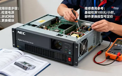 nec数字放映机服务器坏了怎么解决，故障维修费用多少