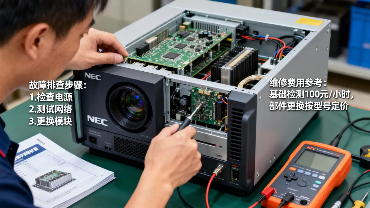 nec数字放映机服务器坏了怎么解决,故障维修费用多少 nec数字放映机服务器坏了怎么解决,故障维修费用多少