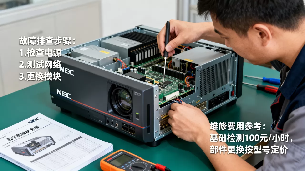 nec数字放映机服务器坏了怎么解决,故障维修费用多少 nec数字放映机服务器坏了怎么解决,故障维修费用多少