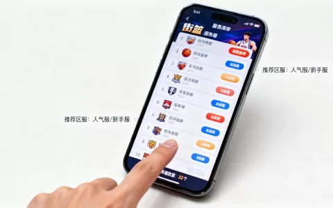 街篮手游一共多少个服务器，怎么选择区服最好