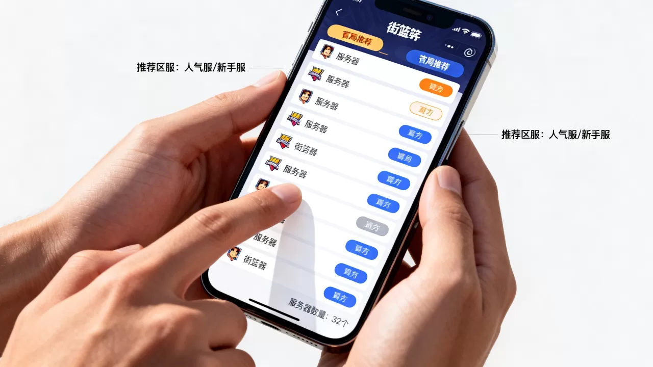 街篮手游一共多少个服务器,怎么选择区服最好 街篮手游一共多少个服务器,怎么选择区服最好