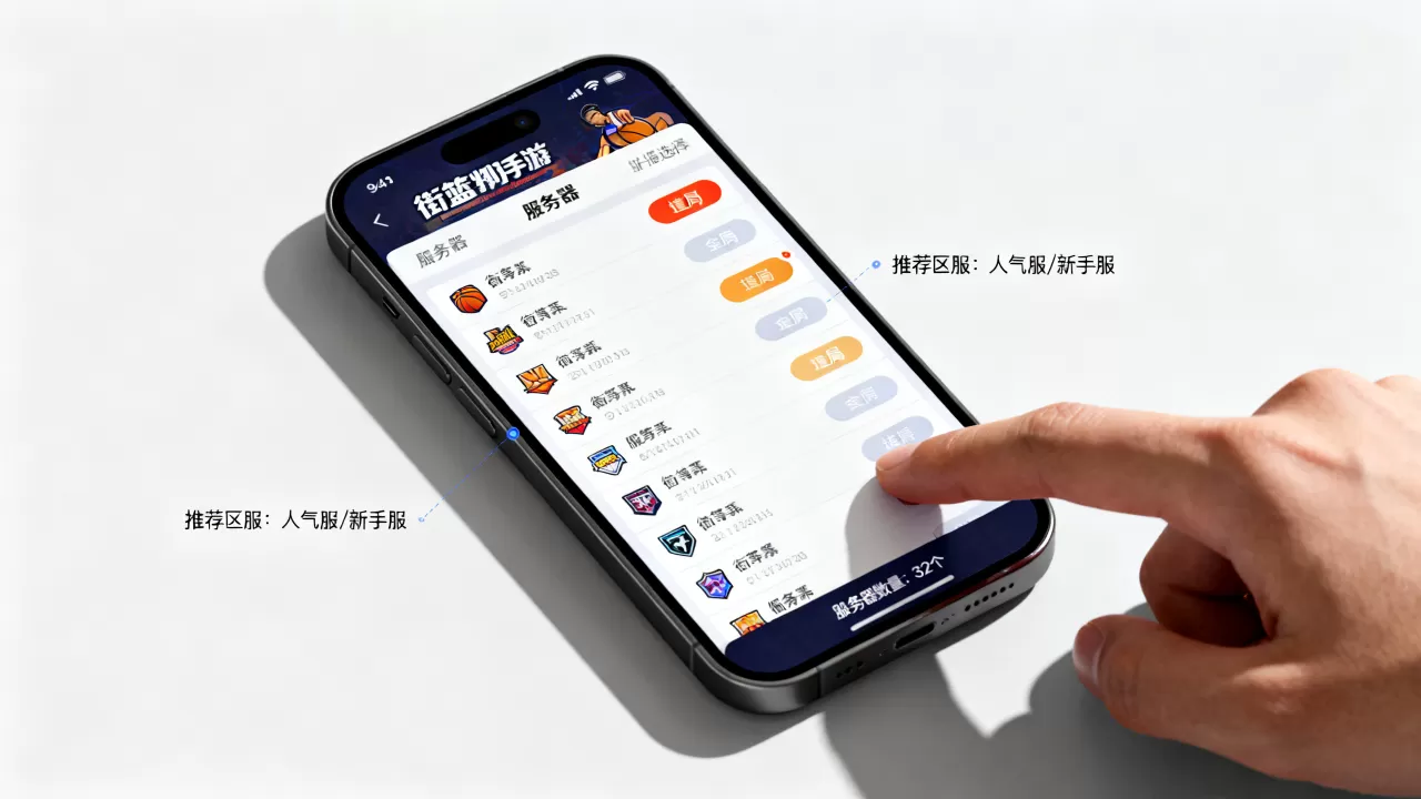 街篮手游一共多少个服务器,怎么选择区服最好 街篮手游一共多少个服务器,怎么选择区服最好