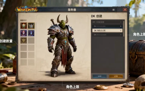 每个服务器究竟能创建多少个DK，魔兽世界角色创建上限是多少？