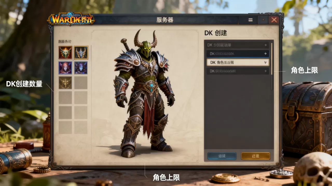 每个服务器究竟能创建多少个DK,魔兽世界角色创建上限是多少? 每个服务器究竟能创建多少个DK,魔兽世界角色创建上限是多少?