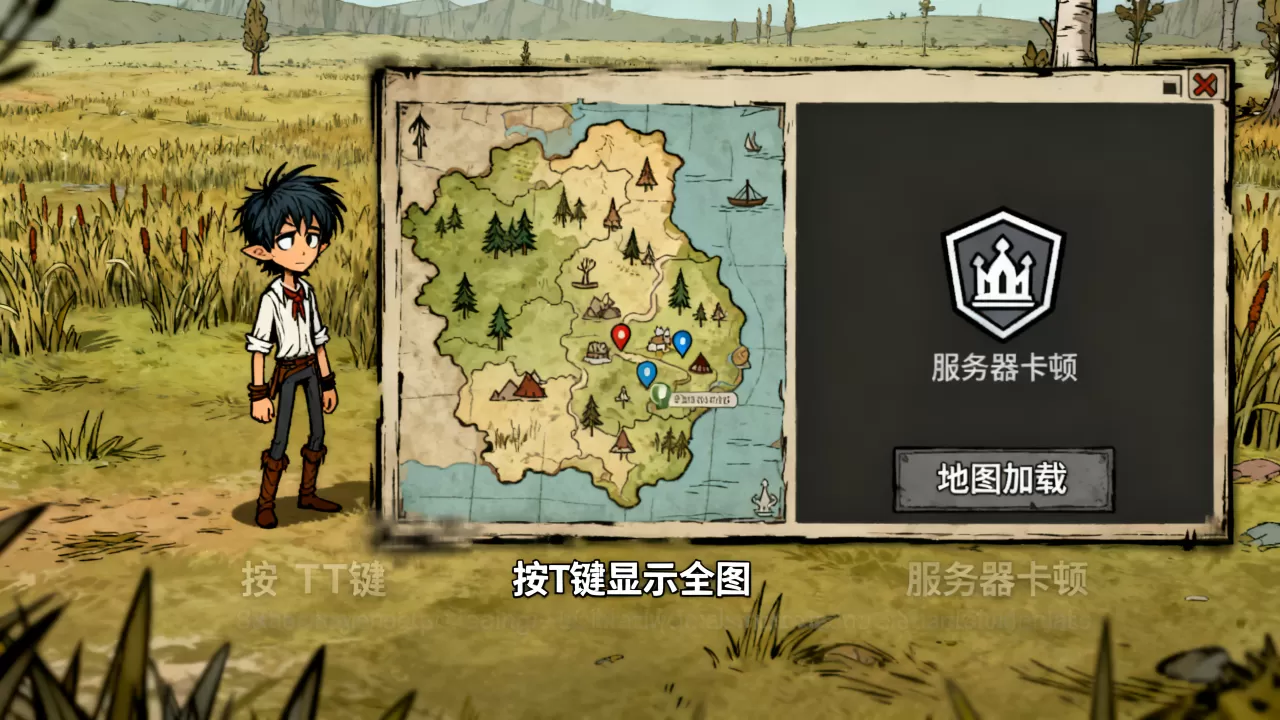 饥荒按T键显示全图服务器卡了怎么办,饥荒地图卡顿原因? 饥荒按T键显示全图服务器卡了怎么办,饥荒地图卡顿原因?